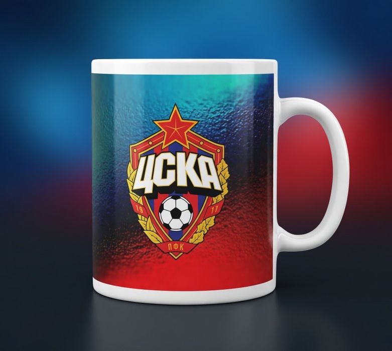 CSKA Moskwa prezent dla kibica pilki noznej kubek ceramiczny