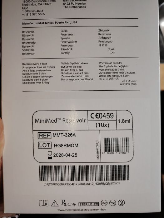 Zbiorniki na insulinę 1,8 ml