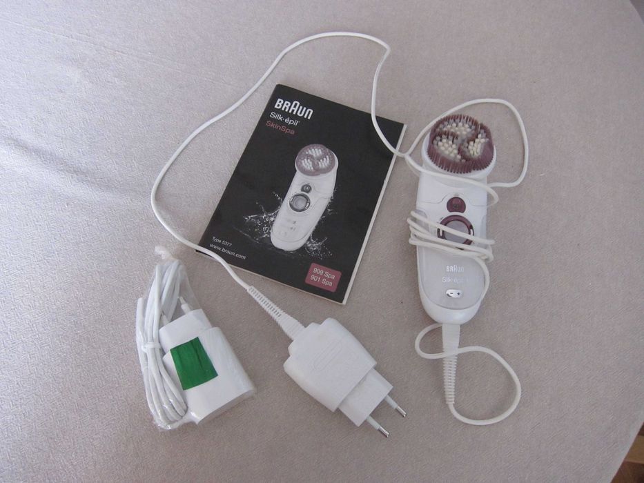 Depilator laserowy Braun 6029 BD5009 ze szczoteczką do peelingu