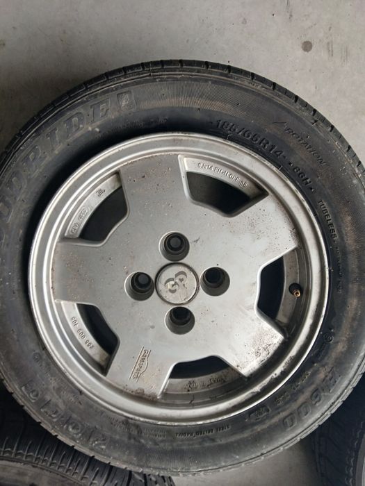 4 jantes r14 com pneus 185 65 r14