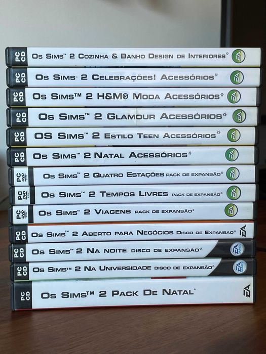 13 jogos SIMS 2 originais pc