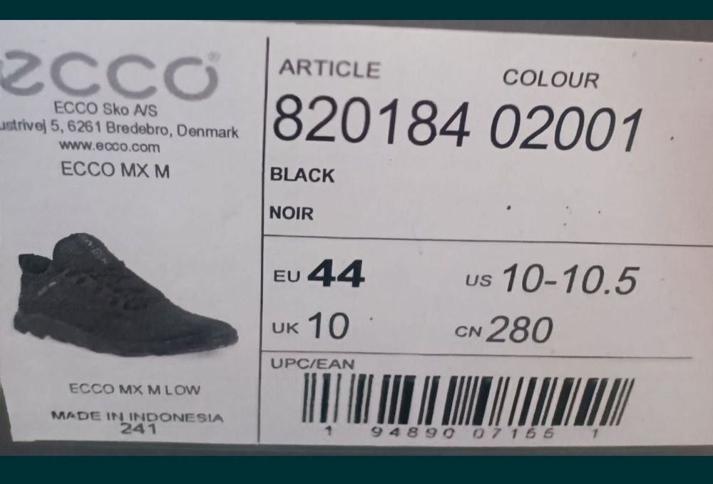 Ecco 44 biom buty nowe trekingowe Ecco mx