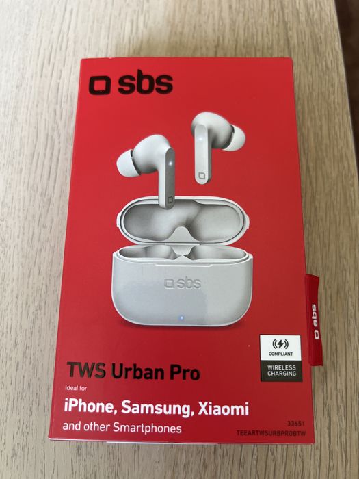 Słuchawki Sbs TWS Urban Pro biały