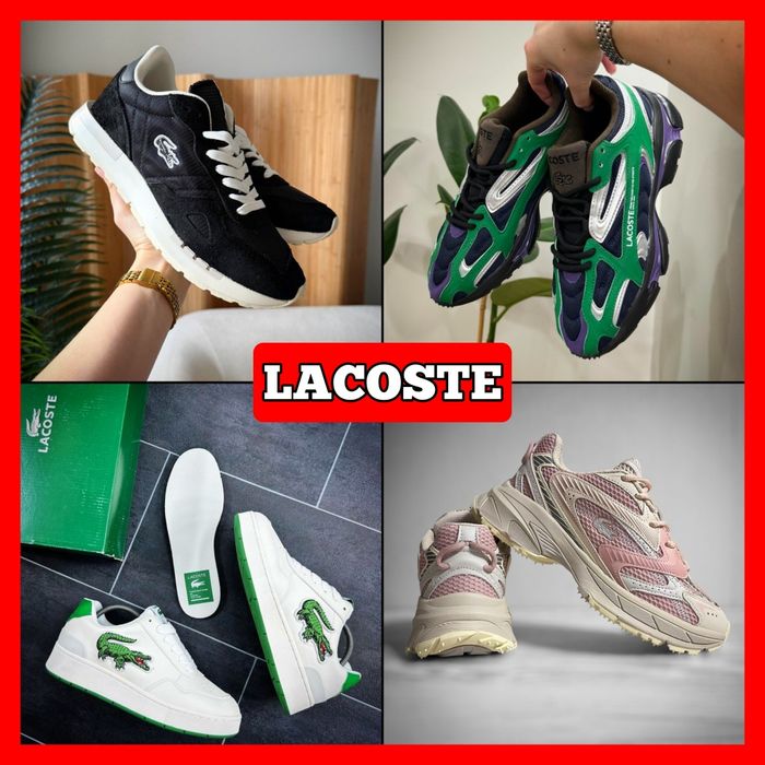 БЕЗ ПЕРЕДПЛАТИ‼️ Кросівки Lacoste L003 2K24, Neo Shot, Elite Active PRM, Spinor / 36-46, Унісекс, ПРЕМІУМ