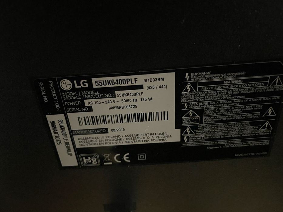 Телевізор lg 55 smart tv 4k