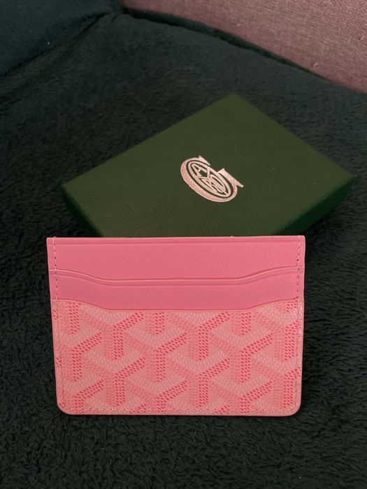 Goyard Card Holder | Pink
