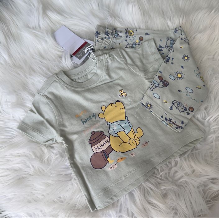 Piżama bawełniana 74 cm Winnie the Pooh nowa