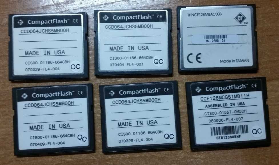 Карта памяти CF (CompactFlash) для станка ЧПУ или фотоаппарата