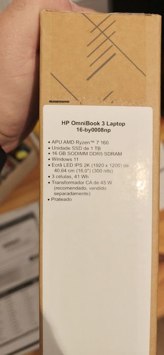 Hp omnibook 3 amd ryzen 7