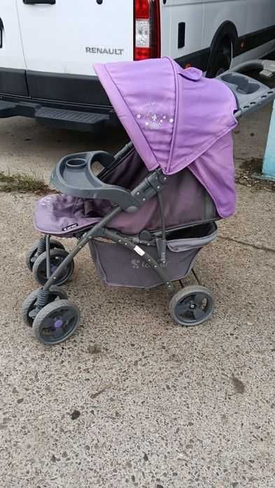 Bertoni Baby Stroller Flair Grey&Violet  . перекидная  ручка. Обмен