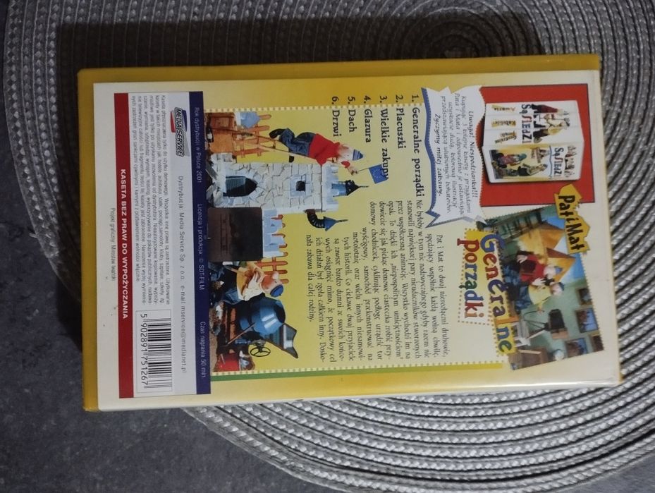Płyta VHS Pat i Mat, stan bardzo dobry