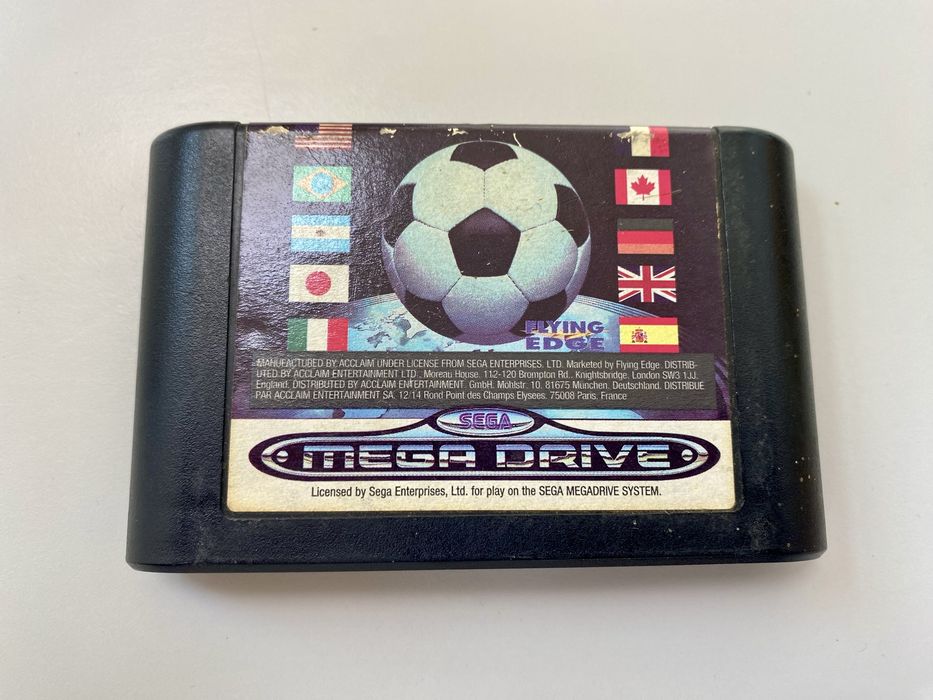 Champions World Class Soccer - Mega Drive - Cartucho