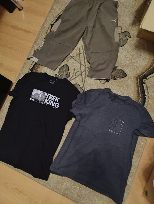T-shirt męski i spodenki