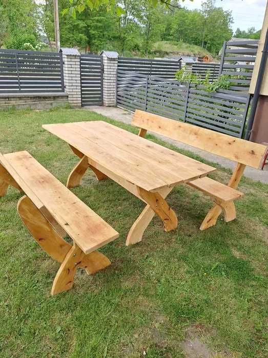 Solidny komplet mebli ogrodowych z Olchy ZAPRASZA