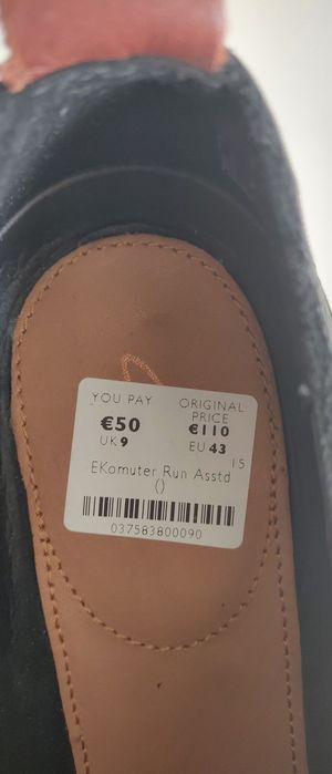 Туфли мокасины лоферы Clarks