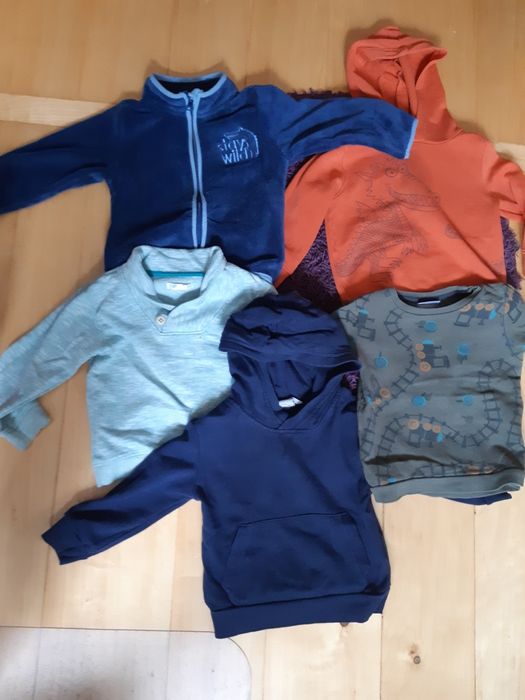 5 szt. bluzy i bluzki dla chłopca r. 92
