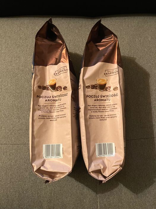Kawa ziarnista Prima Aroma Intenso 2x 900g czyli 1,8 kg Arabika Robusta!