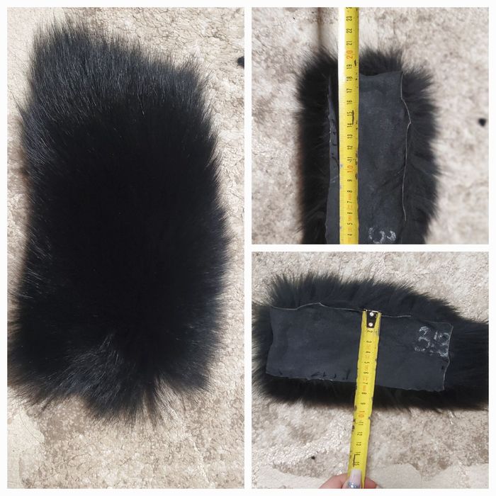 Обрез от натурального енота