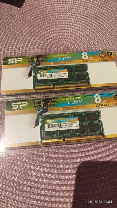 Pamięć RAM DDR3L 8GBx2