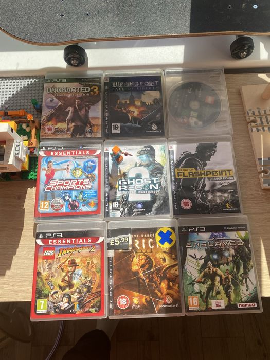 Zestaw 9 gier PS3 – Jericho, Enslaved, LEGO Star Wars – komplet
