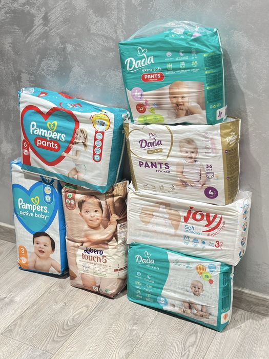 Підгузки трусики 3 4 5 Joy Pampers Dada Libero памперси подгузник