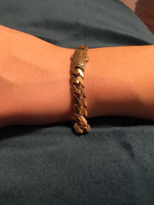 mega bransoleta złota 585 14 karat 14,5 grama