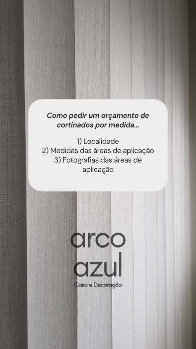 Cortinados / Cortinas por Medida com efeito onda / wave By Arcoazul