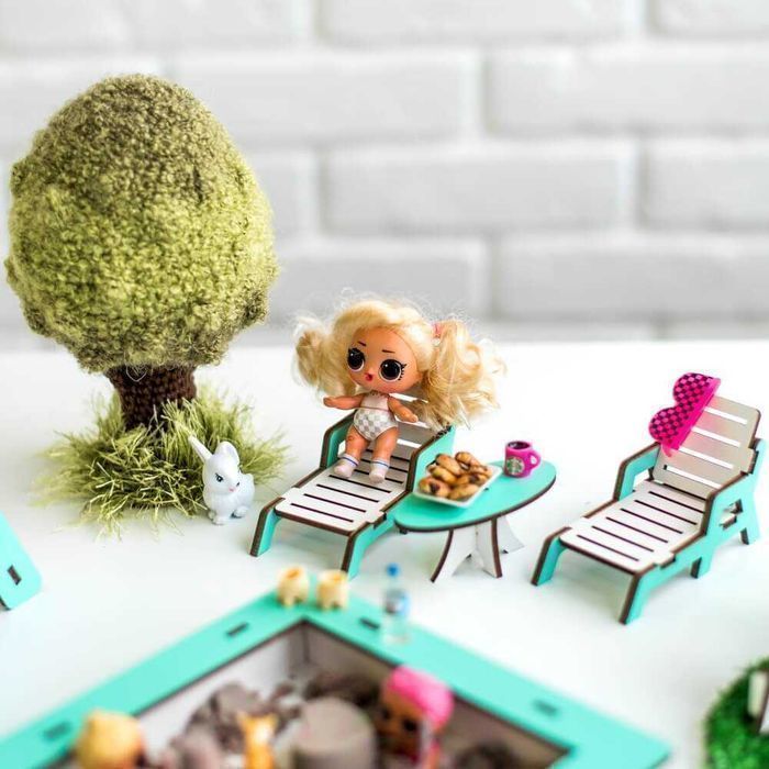 Мебель для кукол Лол меблі для ляльок гойдалка будинок подарунок діти