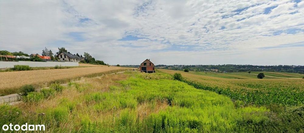 Widokowa Piękna Działka Z Mediami Baranówka / Maciejowice K. Krakowa