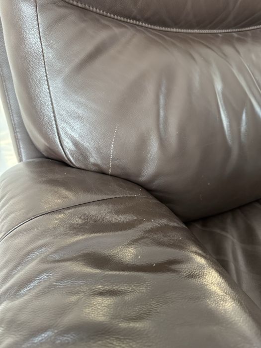 Komplet skórzany MARCO DOM | Funkcja Relaks | Boki po renowacji!