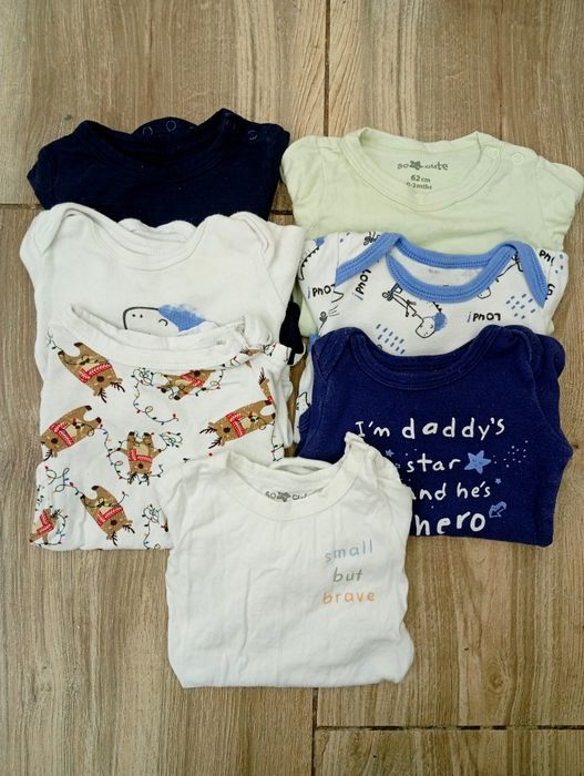 Zestaw 7x body niemowlęce So Cute 62cm