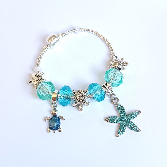 Bransoletka charms Nowość Żółwie morskie oceaniczne