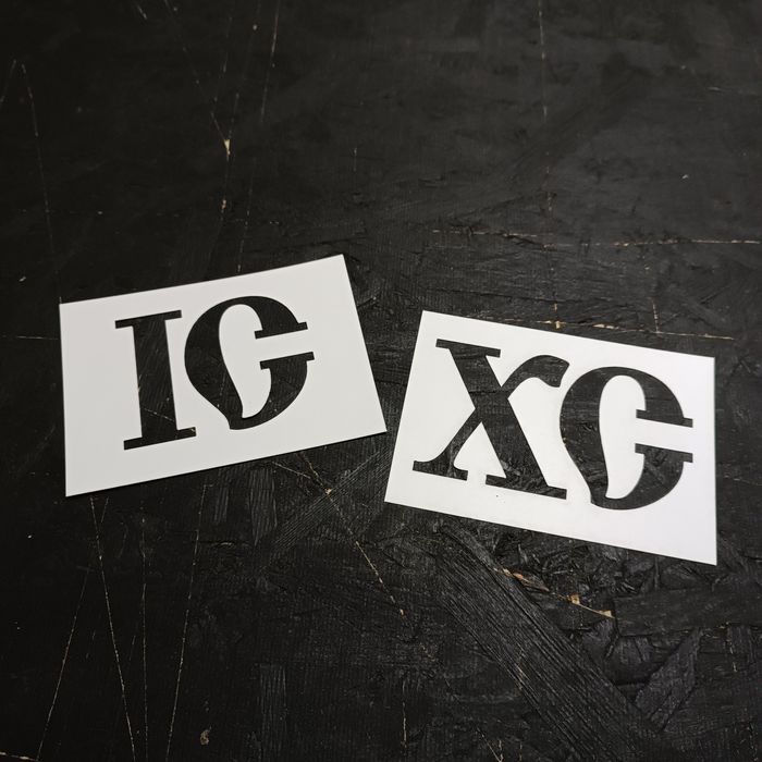 Букви декоративні для ритуальних послуг. ІСХС, оздоблення хрестів