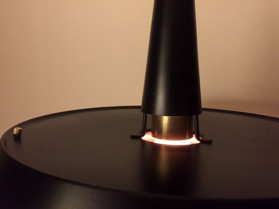 Candeeiro Kaiser Leuchten em preto e branco anos 60