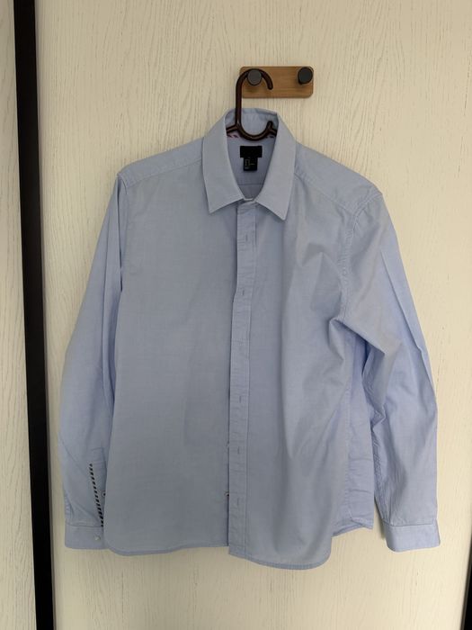 Niebieska elegancka koszula uniwersalna damska h&m uzywana w bdb stanie idealna do pracy na wyjscie egzamin koniec roku