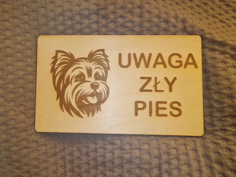 Tabliczka "Uwaga pies"