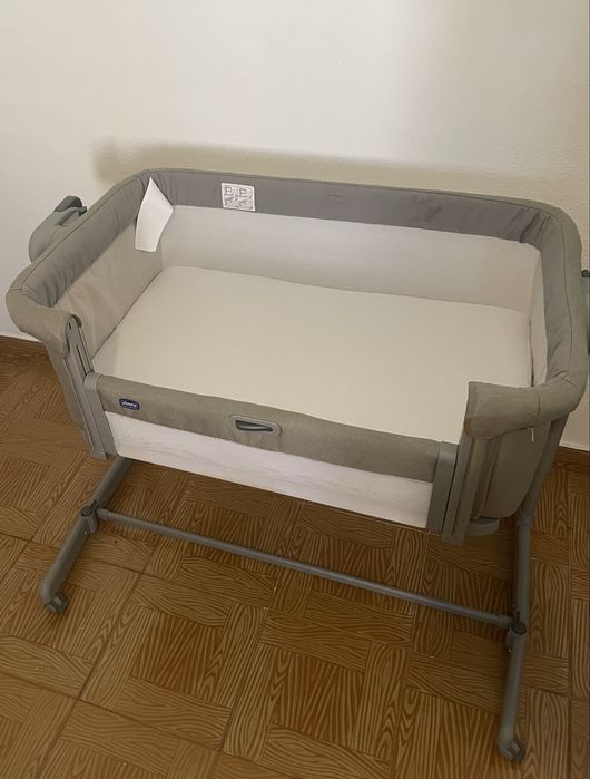 Chicco Next2Me - Magic Evo, Berço Co-sleeping, Praticamente Novo, Cinza, Cama Bebé.