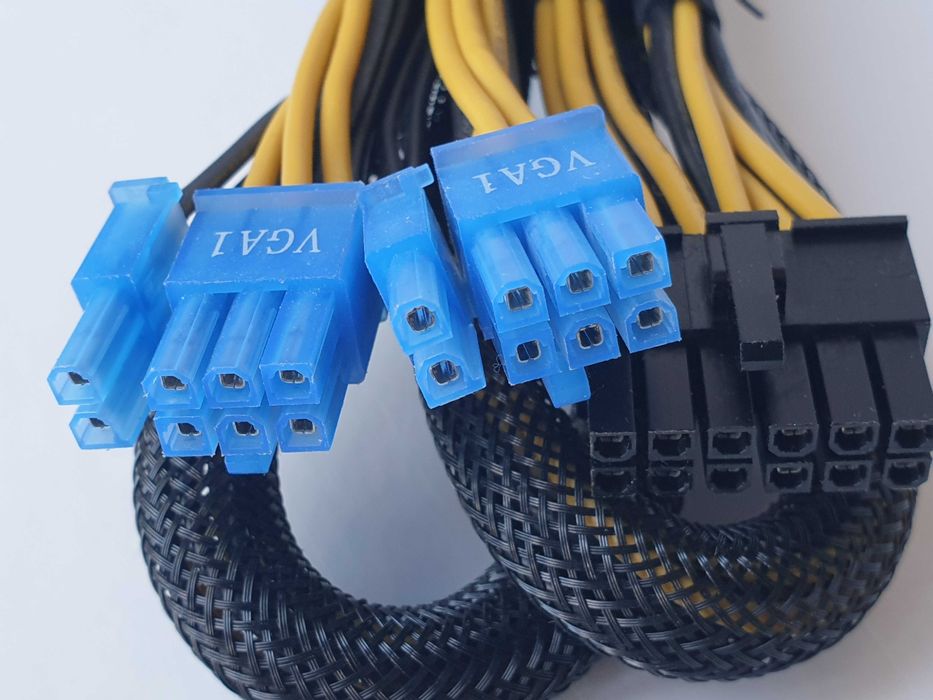живлення відеокарти 12-pin - 6+2-pin PCI-E be quiet! CP-6620 Dark