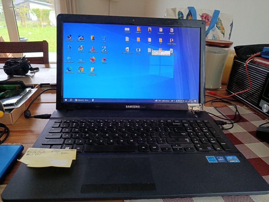 Laptop Samsung NP270E Core I3 SSD 4GB RAM niekompletny