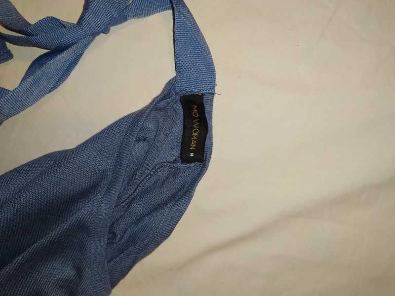 Blusa Manga Comprida Azul Mo
