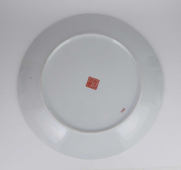 Prato grande porcelana da China - 26 cm