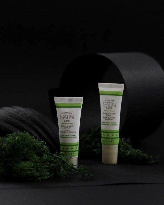Zestaw Satin Lips White Tea & Citrus