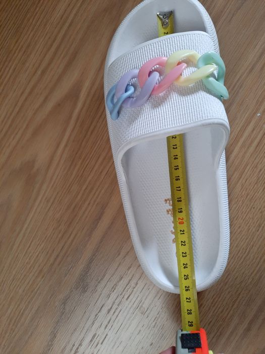 Klapki piankowe damskie 39