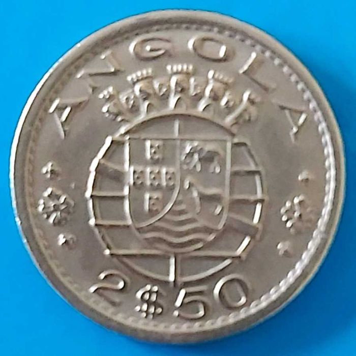 2$50 Centavos de 1967, Republica Portuguesa, Angola