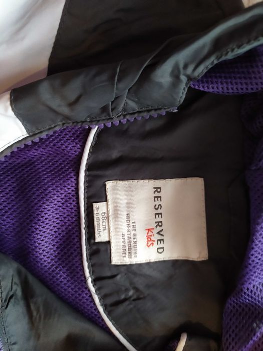 Dwie cienkie kurtki, kurtka bomberka i Reserved 68 cm