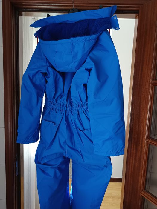 Fato de macaco Azul
