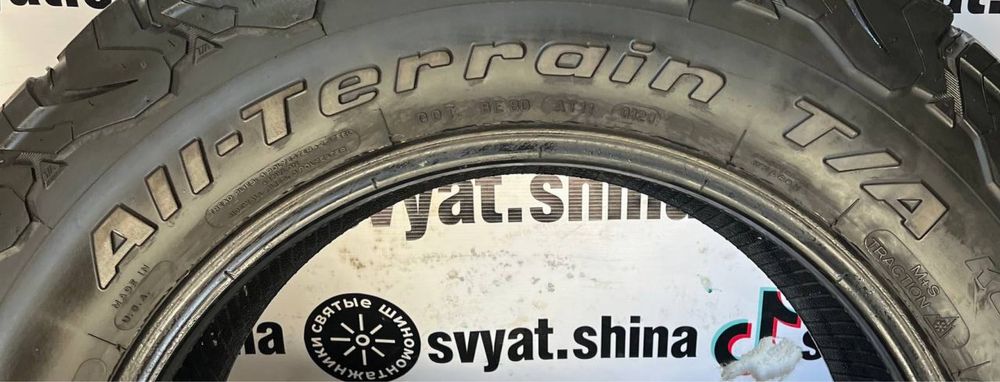 Шины б 285/60R18 BF Goodrich AII-Terrain T/A всесезонная
