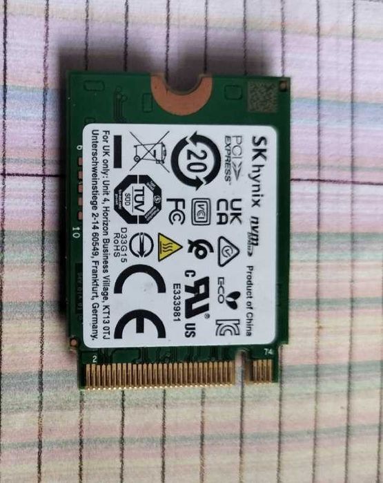 SSD M.2 NVMe SK hynix BC711 128GB PCIe 3.0 x4 (Стан 95%)