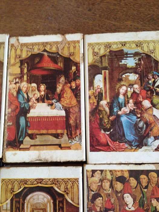 Caixas Fósforos antigas " A Vida de Cristo"