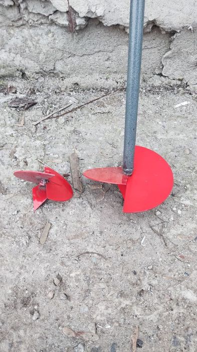 Бур ручний садовий з насадками 13см, 18см